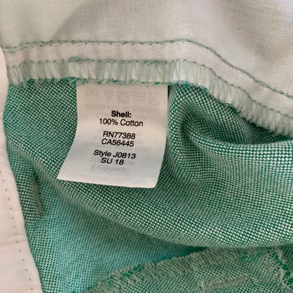 NWOT JCrew 9" Green Oxford Frankie Shorts - Sz 8 - Picture 4 of 7